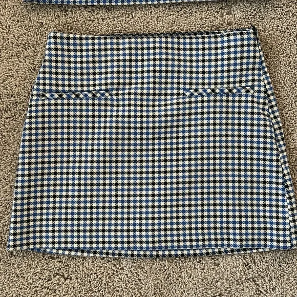Zara plaid top and skirt - Picture 4 of 6